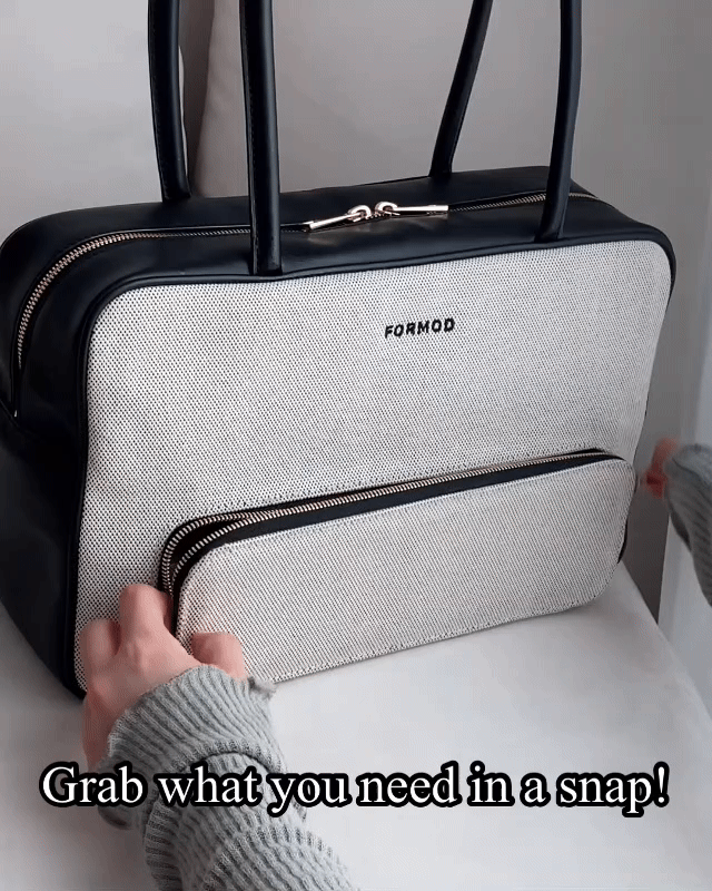 Canvas Boston Bag (BROWN) – FORMOD