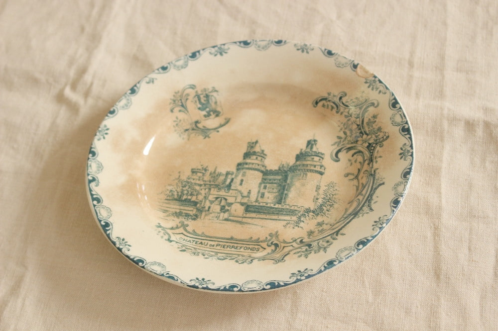 クレールフォンテーヌ窯「シャトー」シリーズ平皿（直径19cm