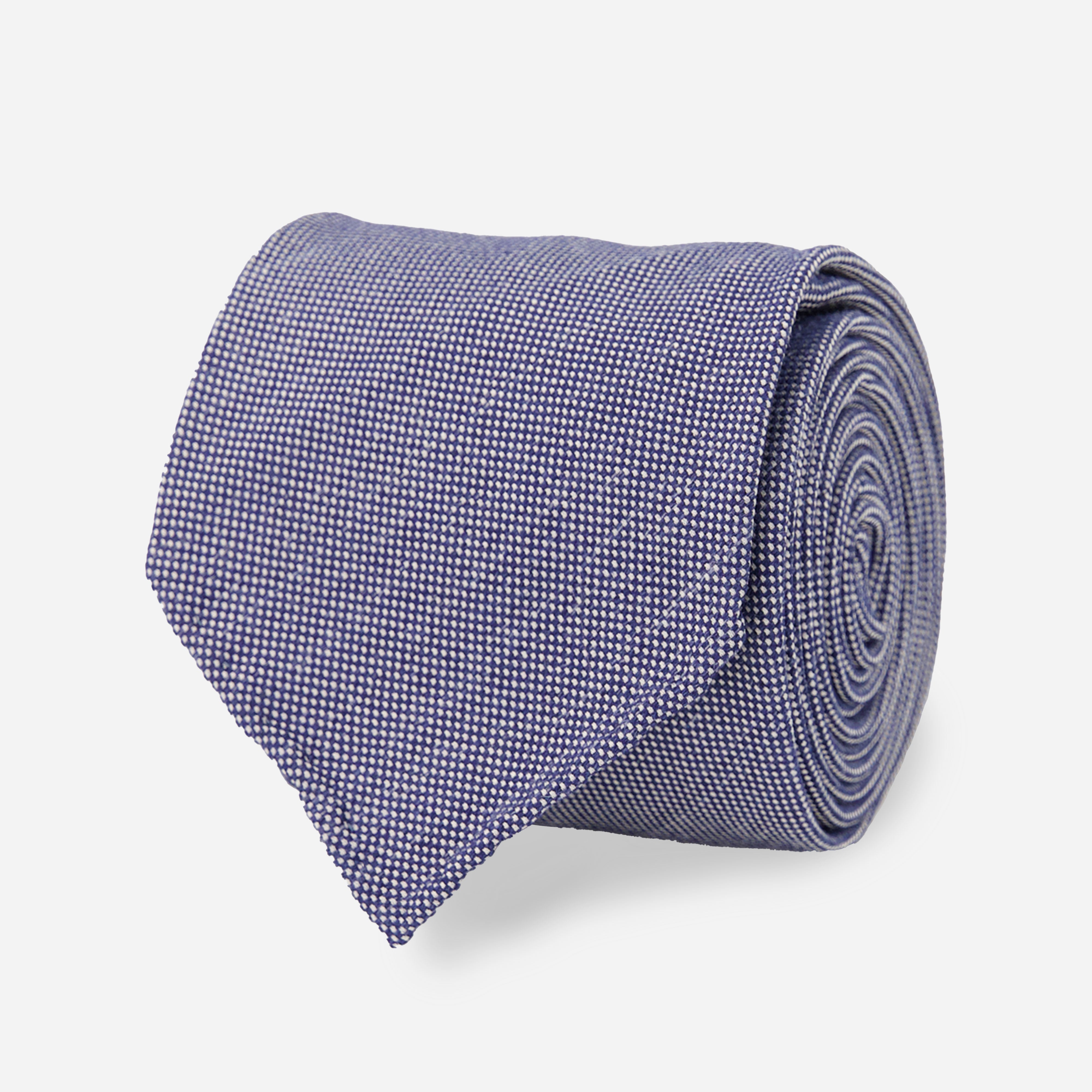 Allegro Solid Navy Tie | Silk Ties | The Tie Bar