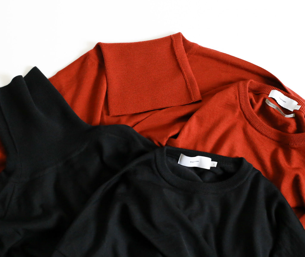 Graphpaper High Gauge L/S Crew Neck Knit / High Neck Knit – Chum!