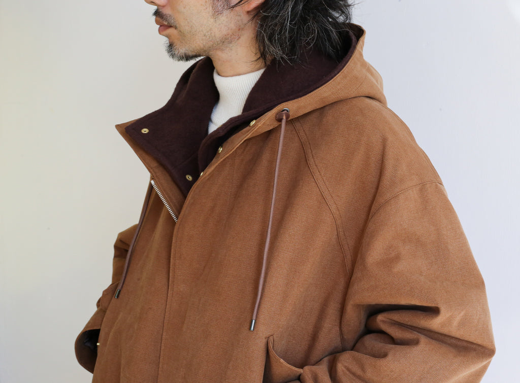 AURALEE WASHED HEAVY CANVAS LINER COAT – Chum!