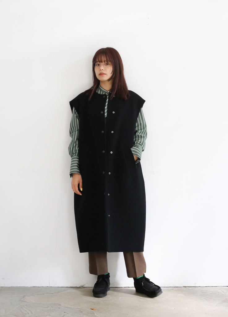 THE SHINZONE SLEEVELESS COAT / BALMACAAN COAT(CHECK) – Chum!