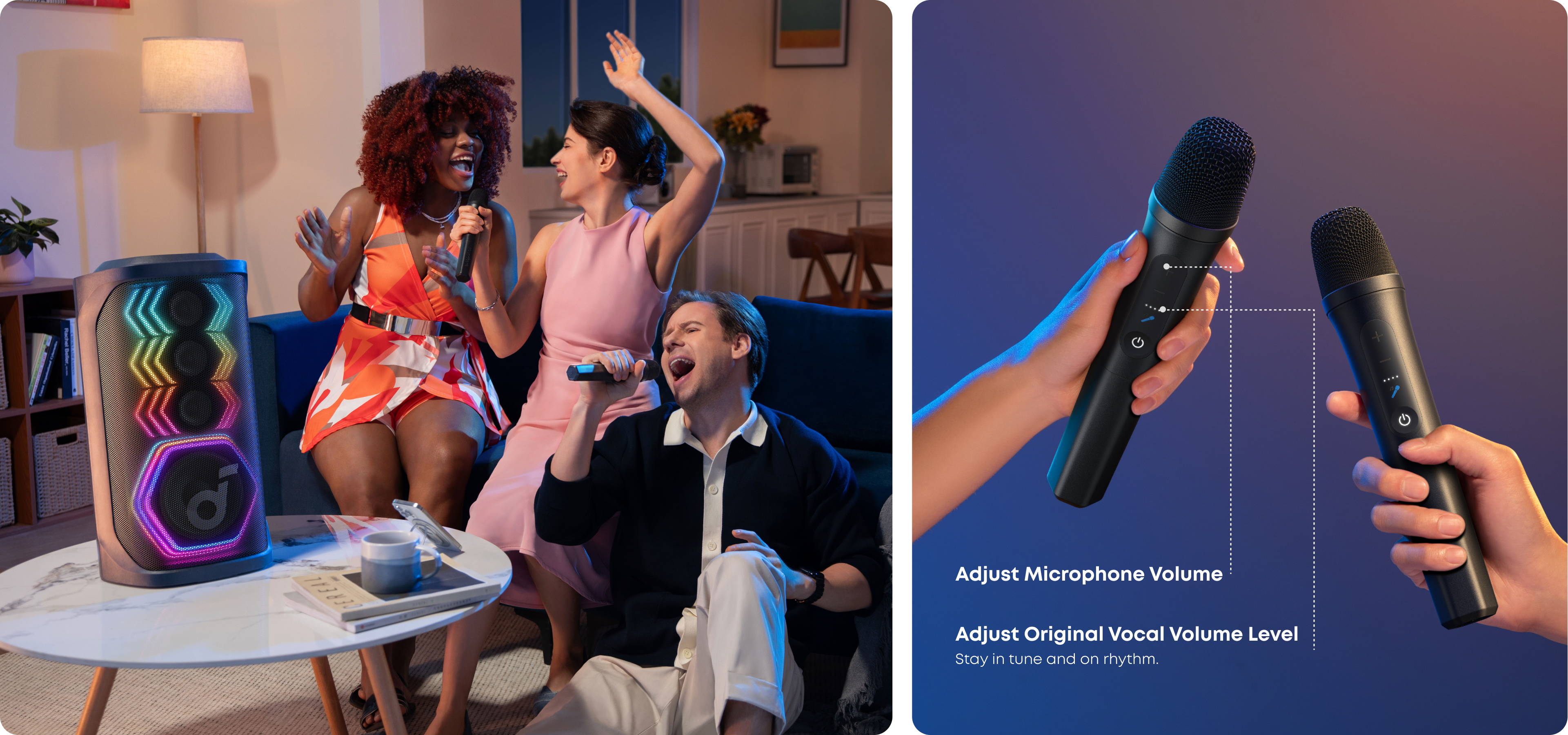 soundcore Rave 3S AI Karaoke Party Speaker 200W | soundcore