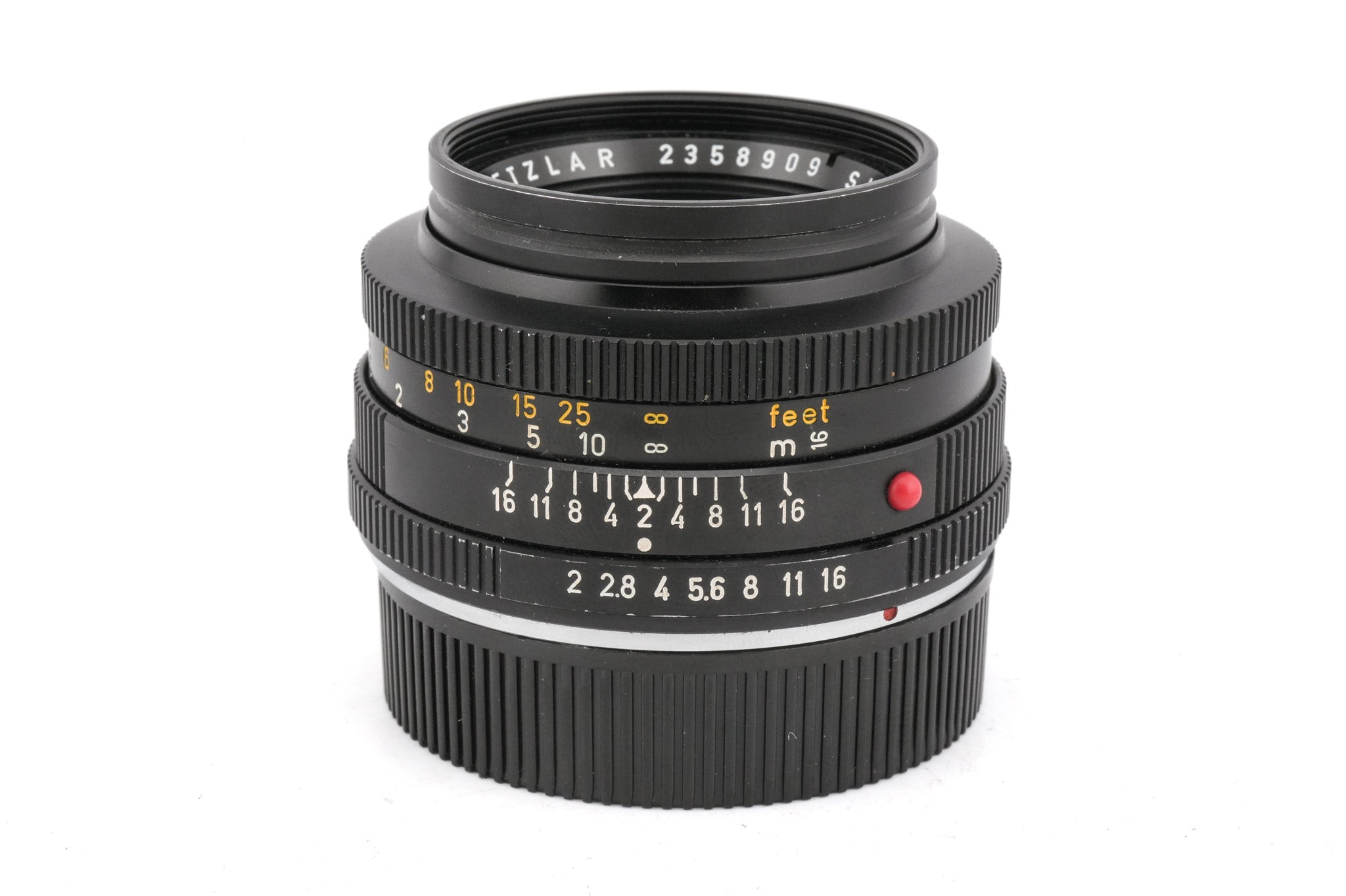 Leica 50mm f2 Summicron-R (Type I) (2-Cam) (11228) - Lens