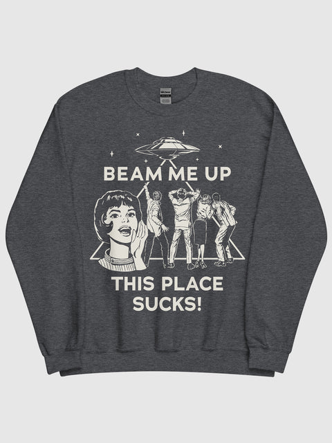 Stranger Things Beam Me Up Sweatshirt | Netflix Shop
