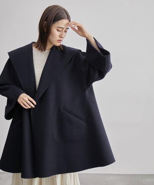 ROPÉ(ロペ) / 【SUPER140's】【雑誌掲載】メルトンショールカラー