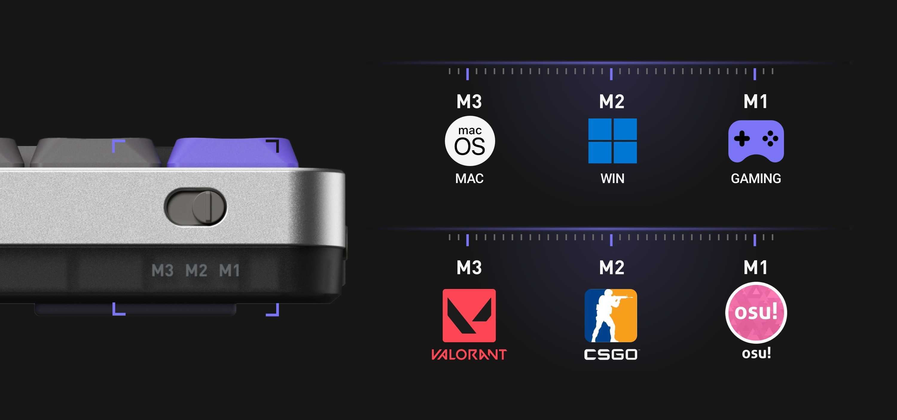 Air60 HE 磁気スイッチゲーミングキーボード