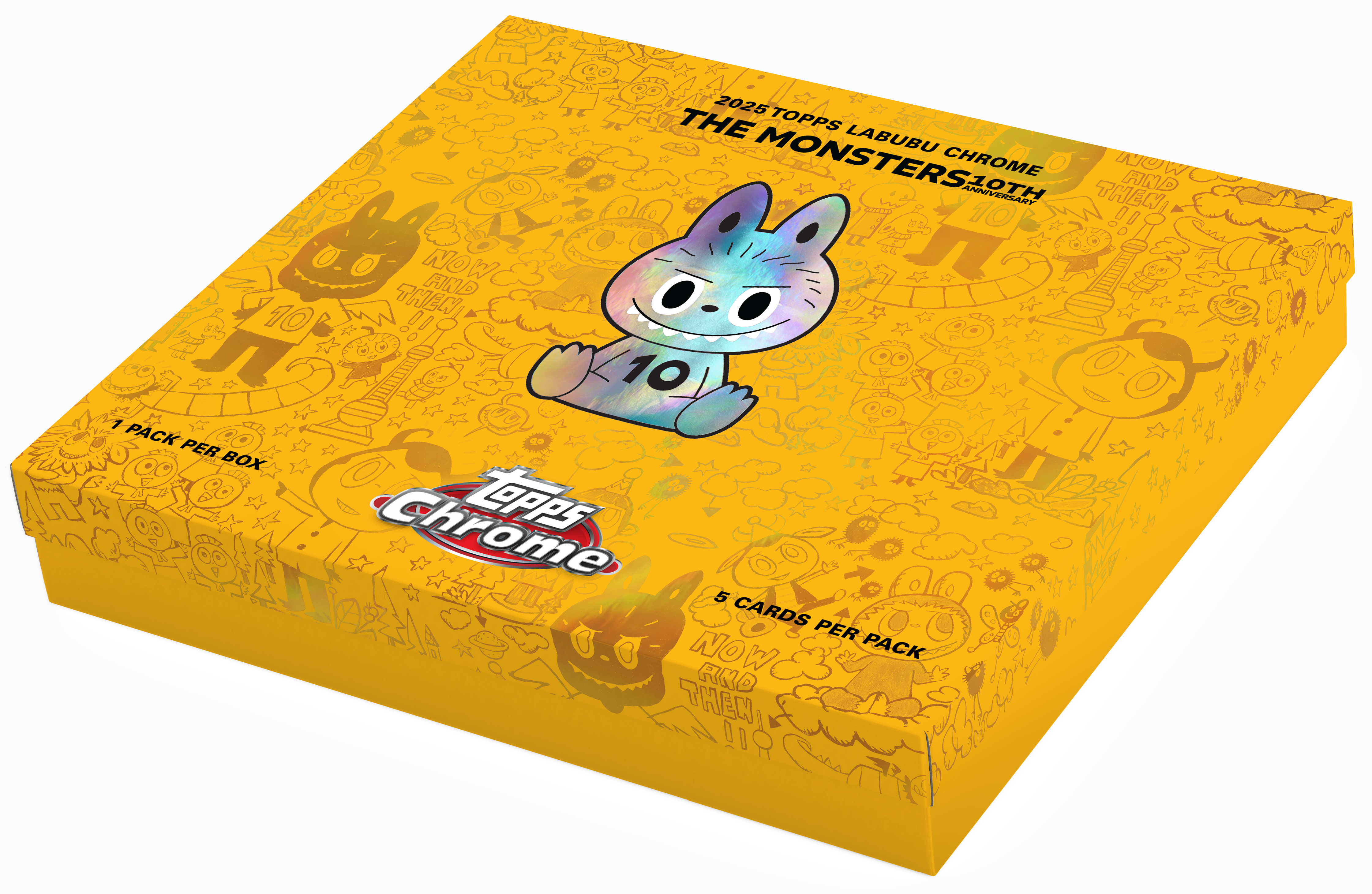 2025 Topps Labubu Chrome® 10th Anniversary - Hobby Box