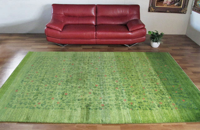 ゾランヴァリ,ギャッベ,ルリバフ,299×197cm｜高密度手織りペルシャ絨毯