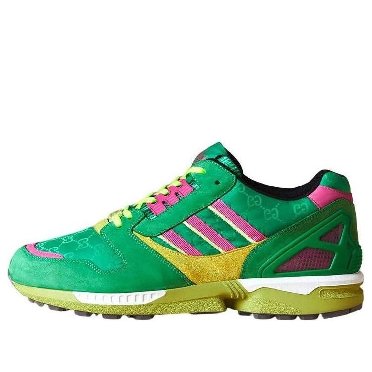 adidas x GUCCI ZX 8000 Sneakers 'Green Yellow Pink' 721937-AAA89-3749