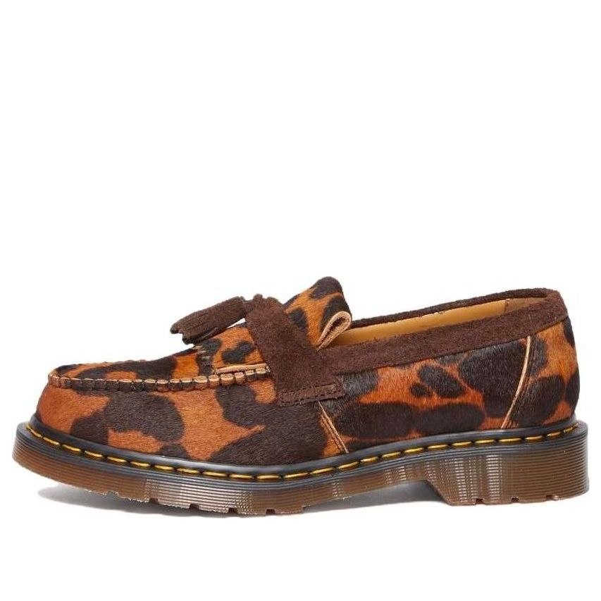 Dr. Martens Adrian Made in England Hair On Tassel Loafers 'Ocelot
