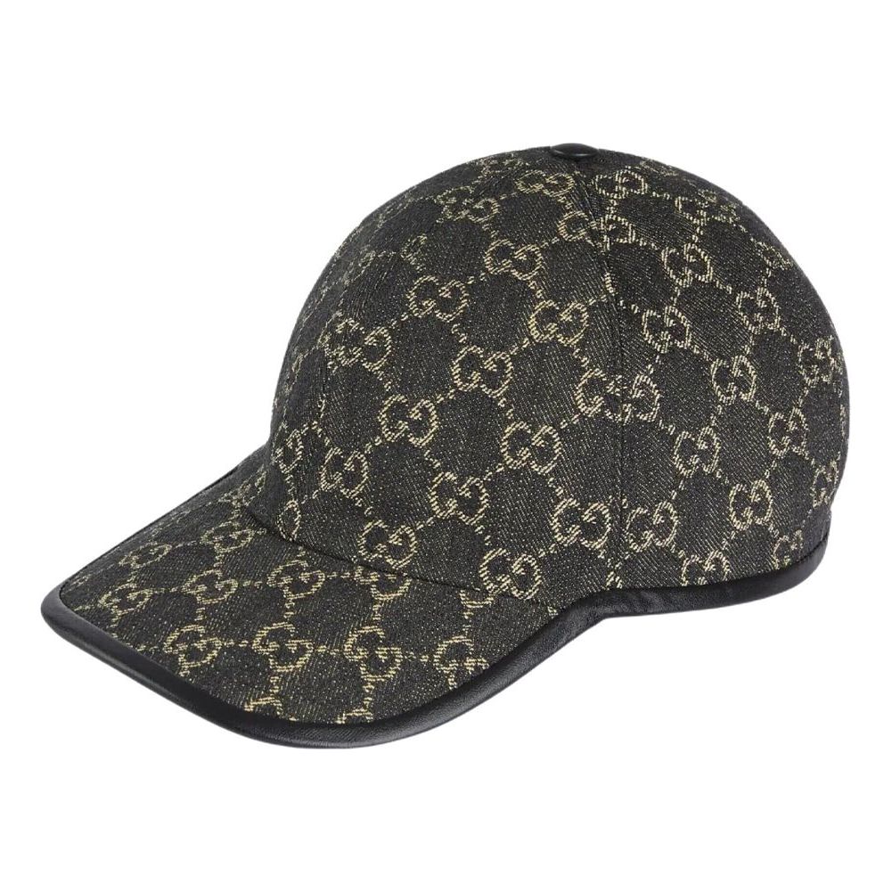 Gucci GG Denim Baseball Hat 'Black Grey' 656206-3HAF8-1060