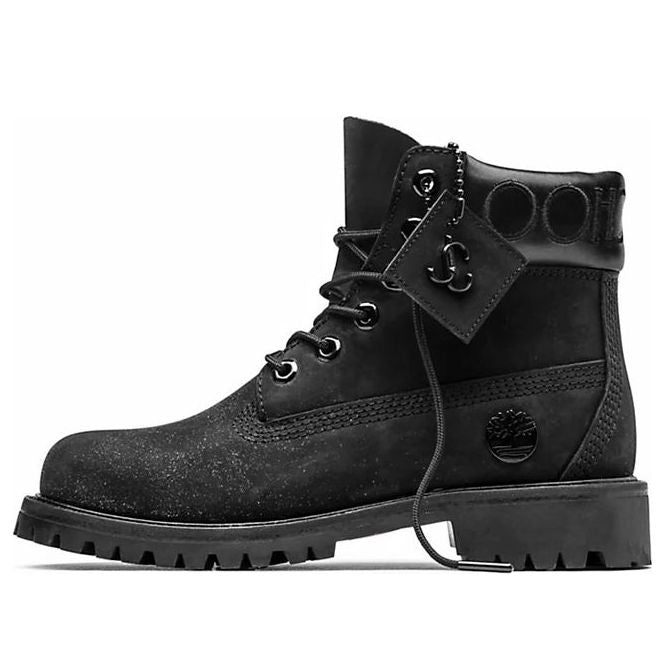 WMNS) Timberland x Jimmy Choo 6 Inch Premium Boot 'Black Glitter