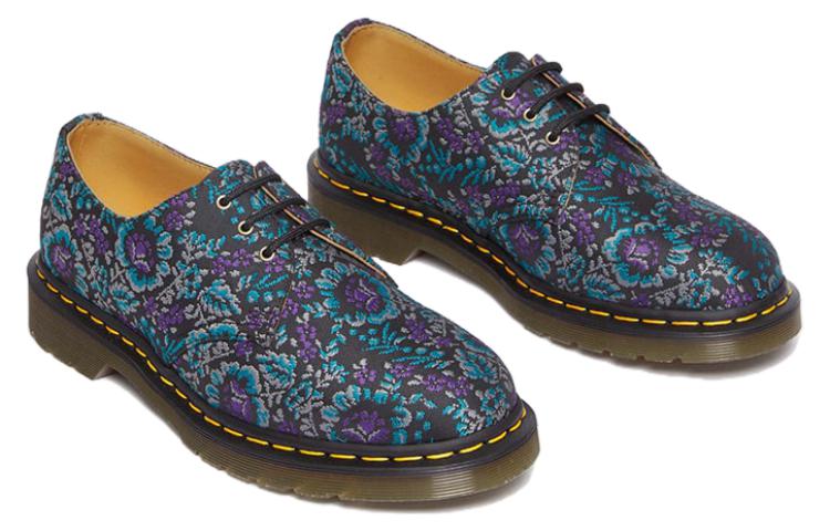 Dr. Martens 1461 Floral Jacquard Oxord Shoes 'Black Purple' 31135548