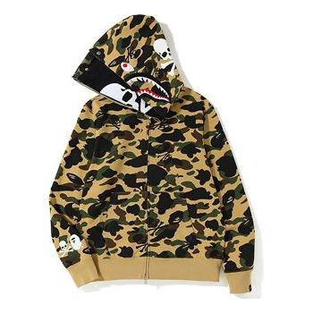 BAPE x MASTERMIND Full Zip Zipper Yellow Camouflage BAPE-SS19-38