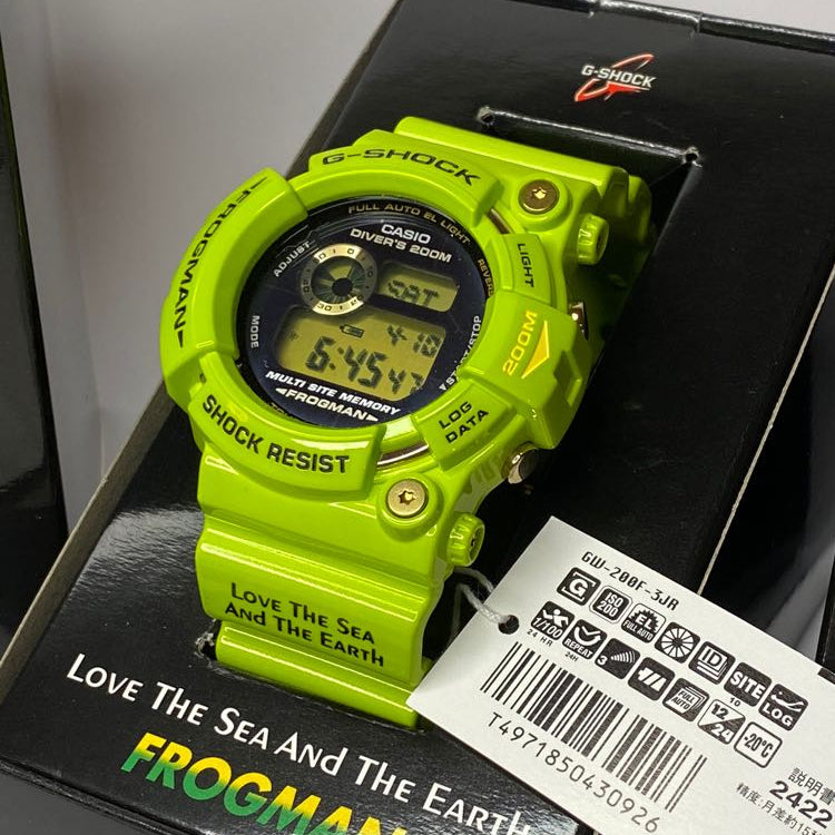 CASIO G-Shock Frogman 'Green' GW-200F-3JR