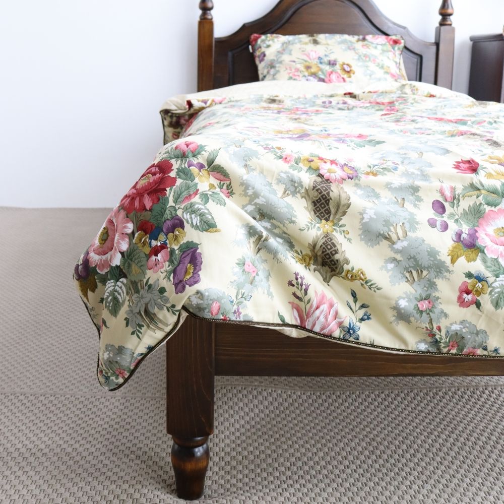 甘い花のブーケ柄♪ 掛け布団カバー／サンダーソン NK1-PTN8555782-M