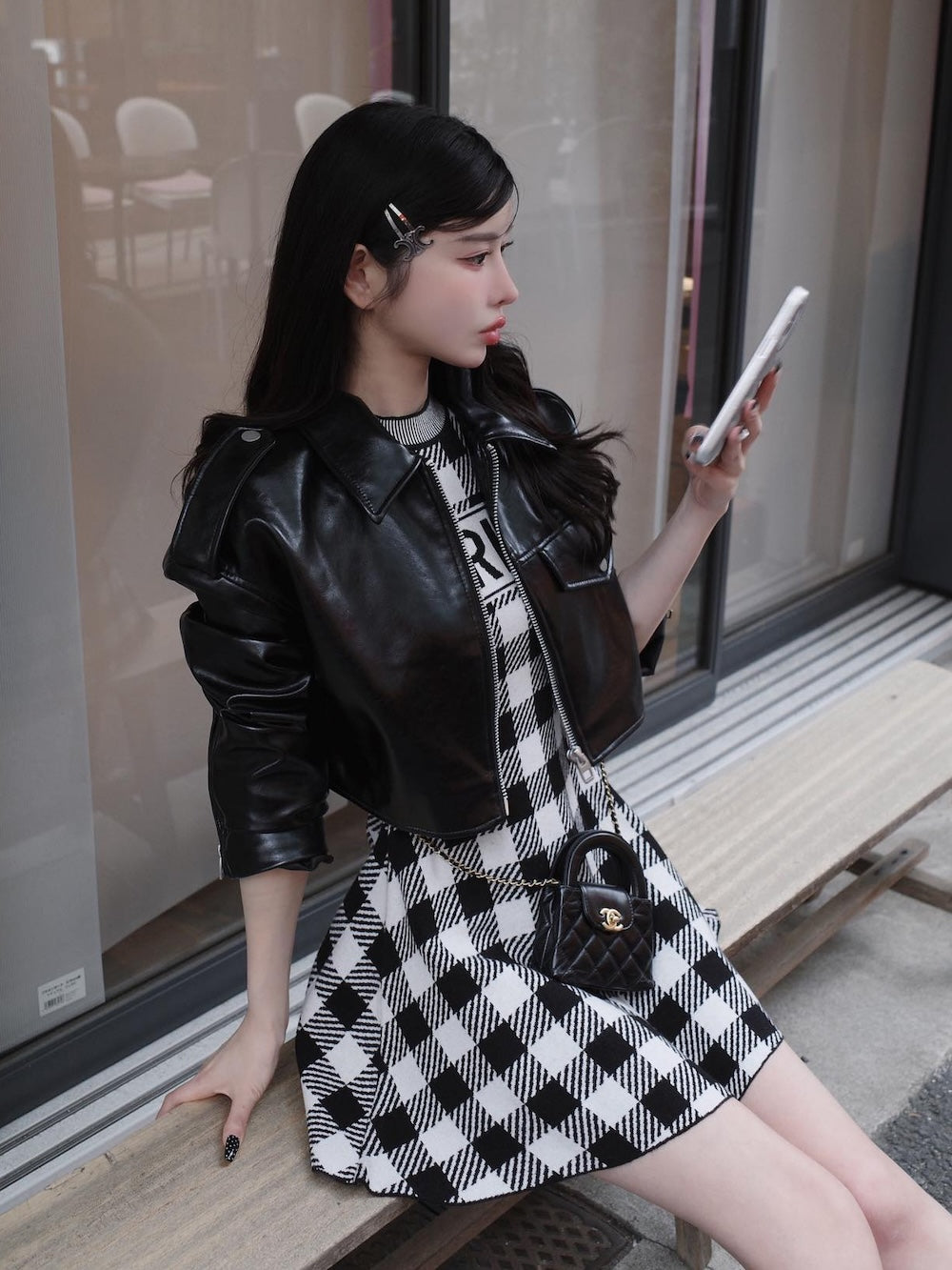 ギンガムチェックフレアミニワンピース – Darich (ダーリッチ)