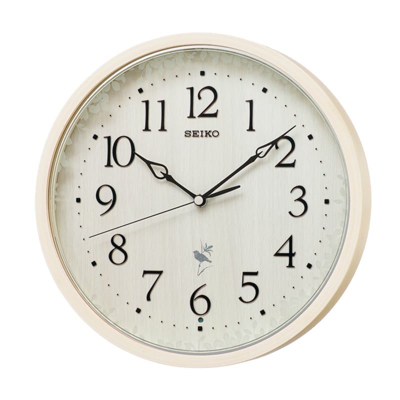 SEIKO セイコー 報時付き 木枠 電波掛け時計 RX215A ナチュラル – 正美