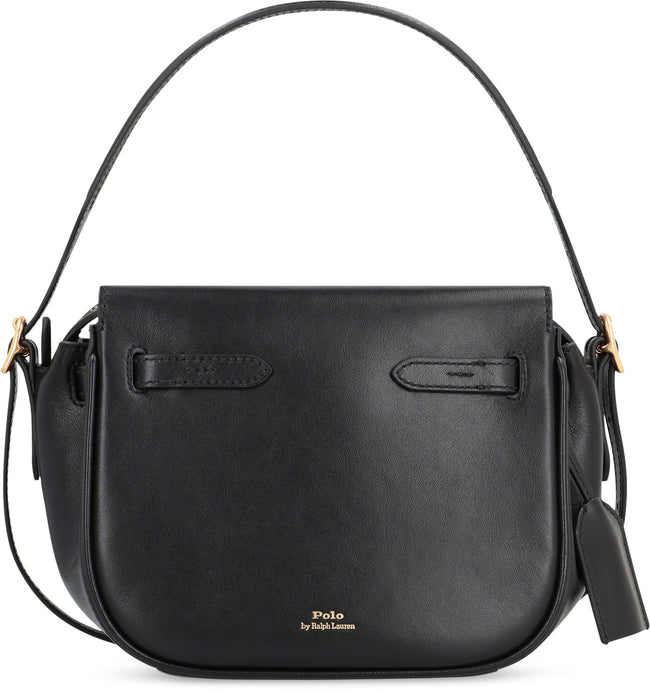 Polo Ralph Lauren - Polo ID Mini leather handbag black - The Corner