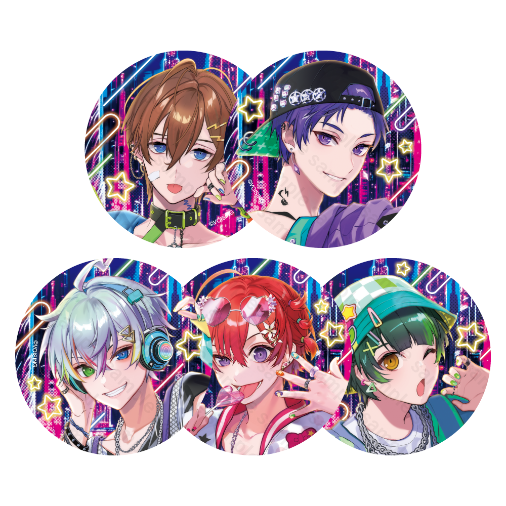 すたぽら ランダム缶バッジ 2025年 お正月ver. - すたぽらしょっぷ