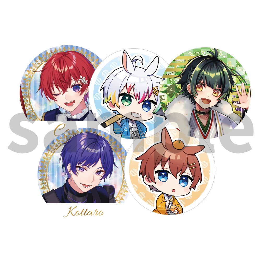 すたぽら ランダム缶バッジ 2023年 お正月ver. - すたぽらしょっぷ