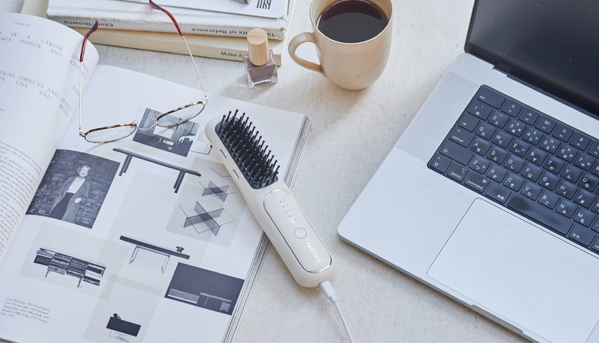 新製品情報／［充電式 スタイリング ヒーターブラシ］ – FESTINO