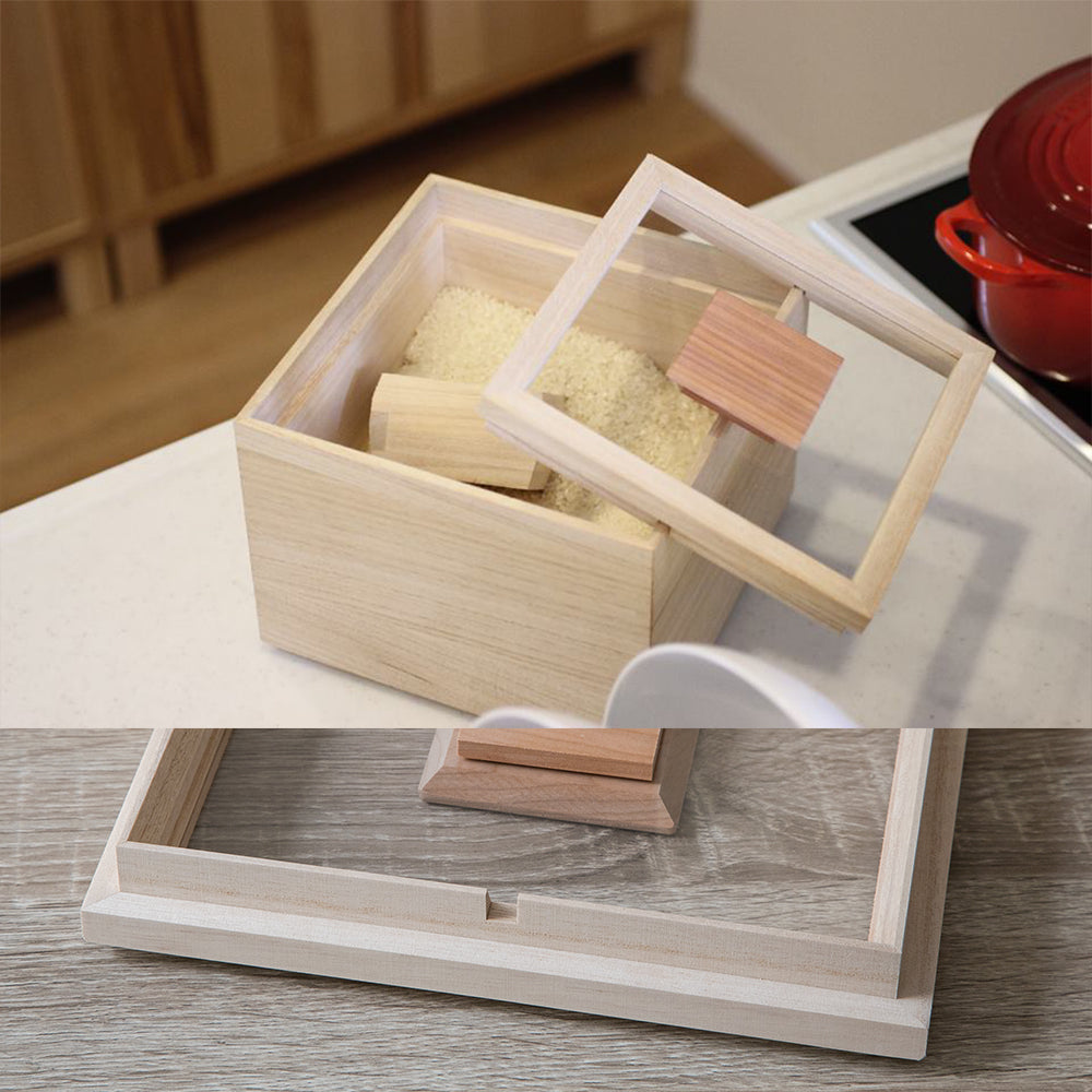 増田桐箱店 米櫃 10kg ｜のレン神楽坂【公式通販】発酵、暮らしの道具