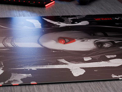 GLSSWRKS(グラスワークス) Hana プレミアムガラスマウスパッド