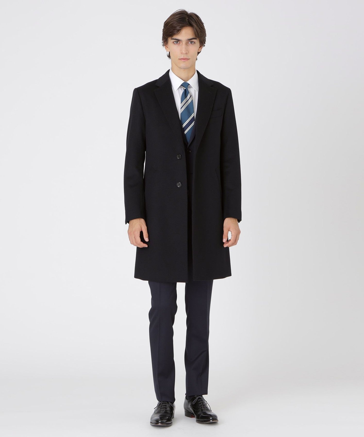 10th ANNIVERSARY】エアリーメルトンダッフルコート（コート）｜BLACK