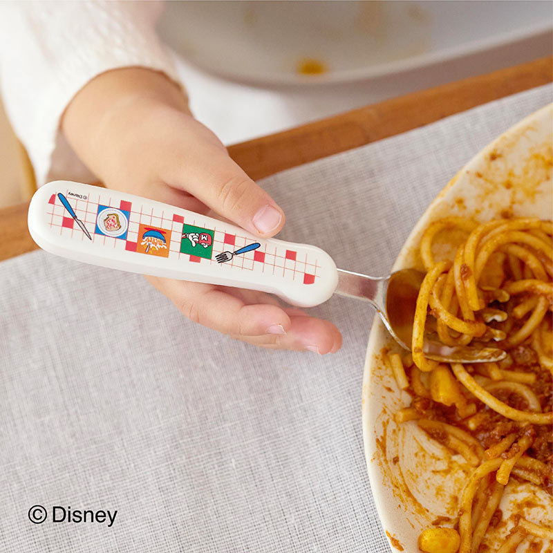 1.5歳ごろ～】フォーク&スプーン print ミッキー ミール ディズニー