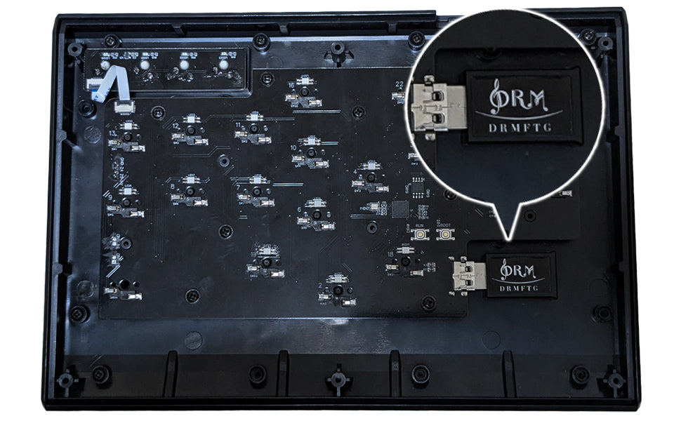 DRMFTG DRM Slim CherryMXモデル マットブラック レバーレス アケコン