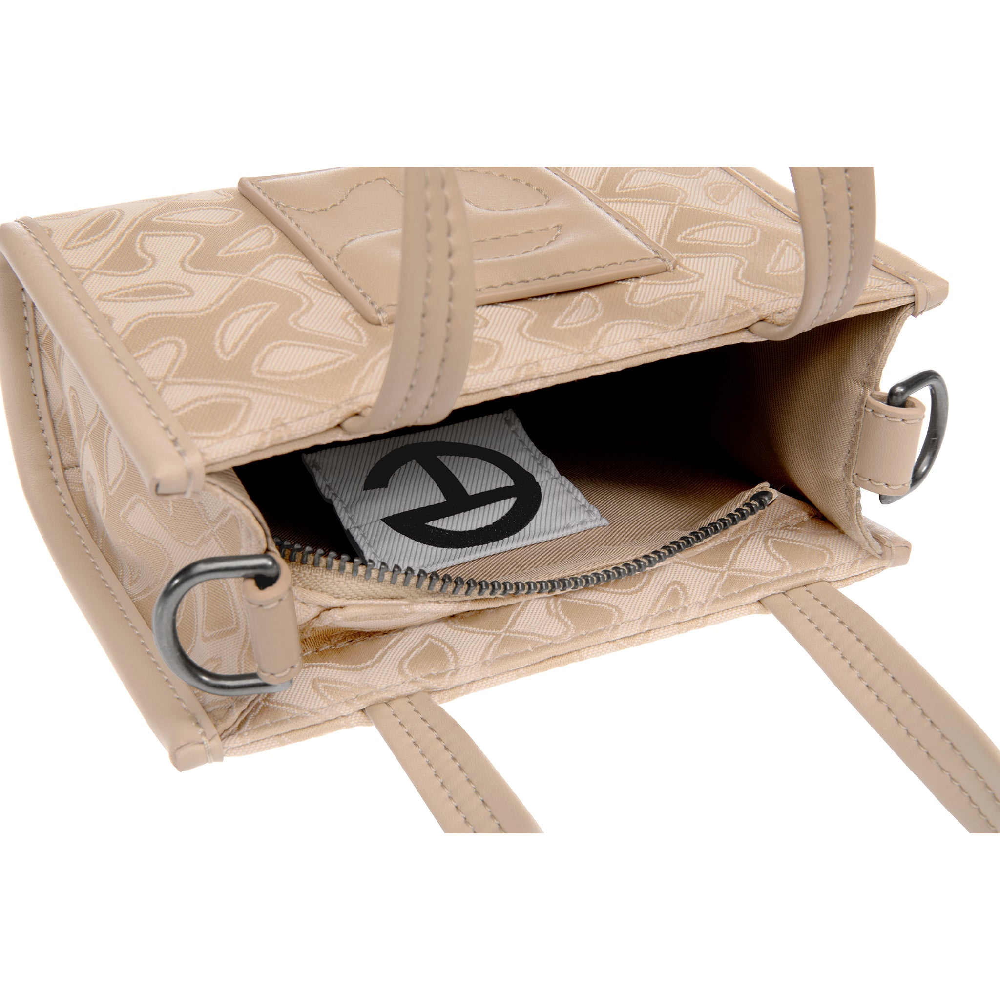 Small Jacquard Shopper - Cream Monogram