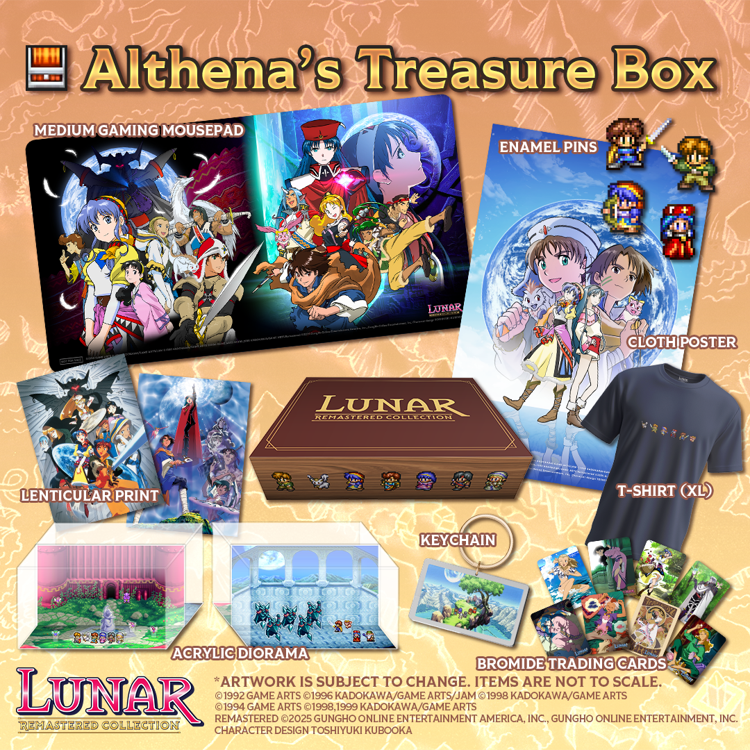 LUNAR Remastered Collection Althena's Treasure Box (Game Not