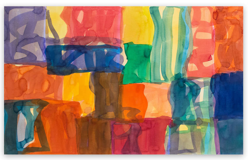 見逃せない抽象水彩アート！