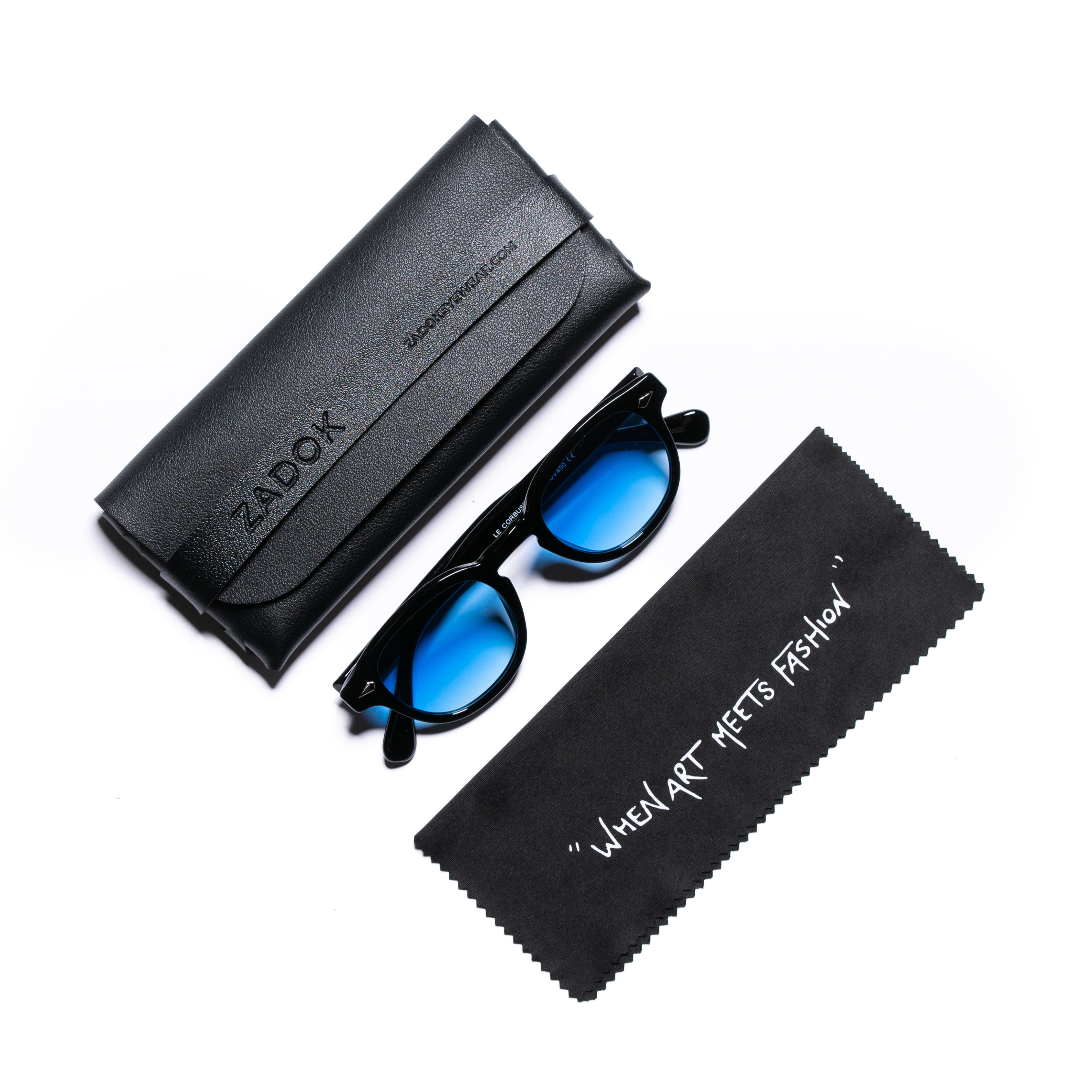 LE CORBUSIER / BLACK BLUE – ZADOK EYEWEAR