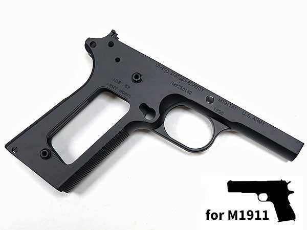 ARMY FORCE 製 】 GBB ガバメント 対応 メタルフレーム リアル刻印入り