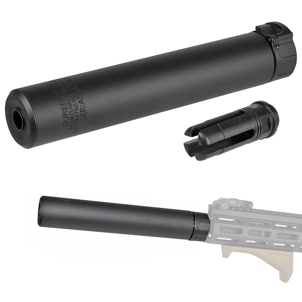 5KU 製 】 14mm逆ネジ 対応 Surefire SOCOM762 RC-2 サプレッサー