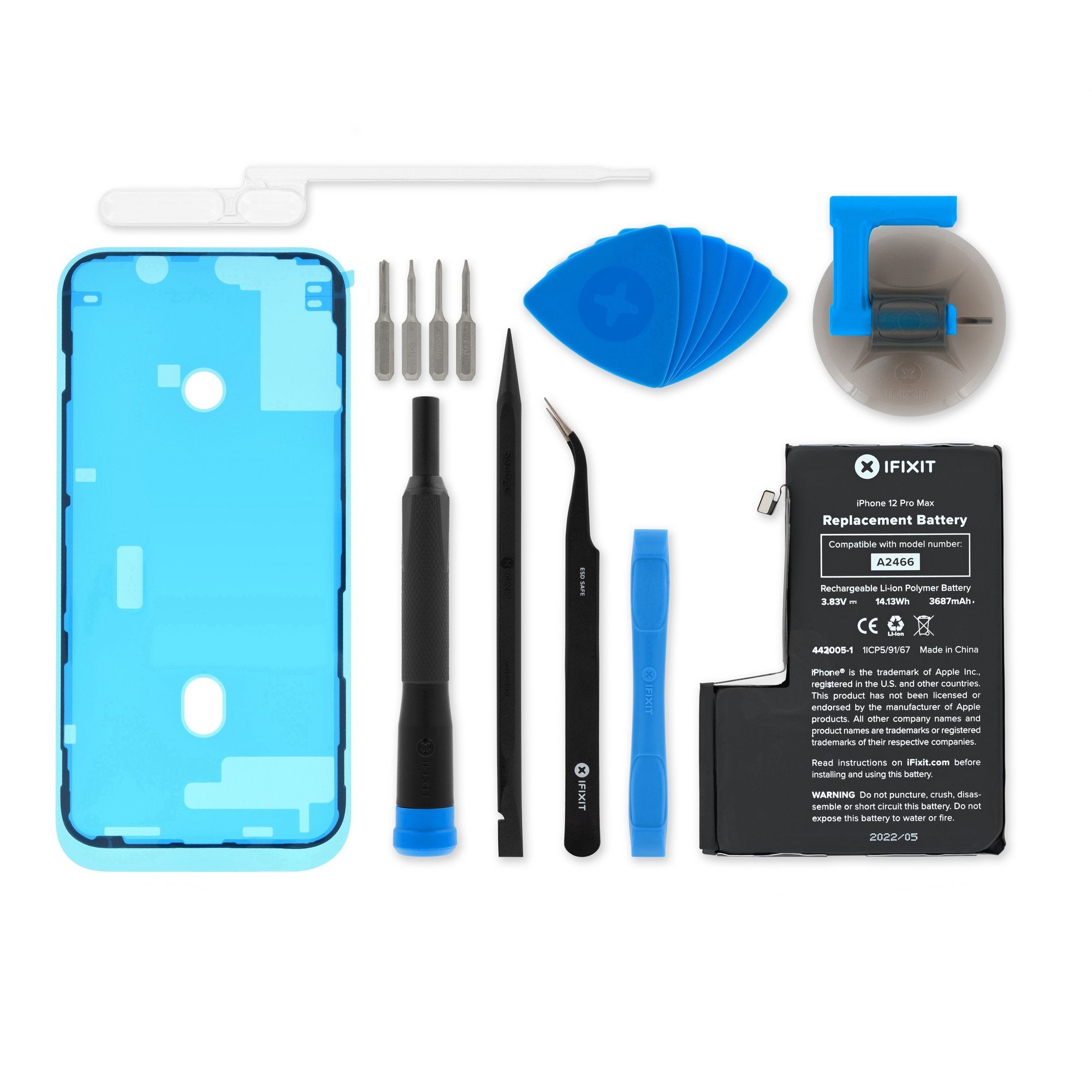 iPhone 12 Pro Max Battery: Replacement Part / Repair Kit