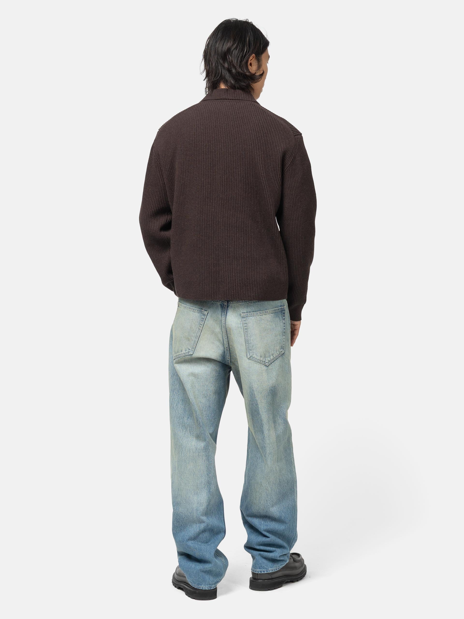 AURALEE Selvedge Faded Heavy Denim Wide Pants Faded Indigo | HAVEN