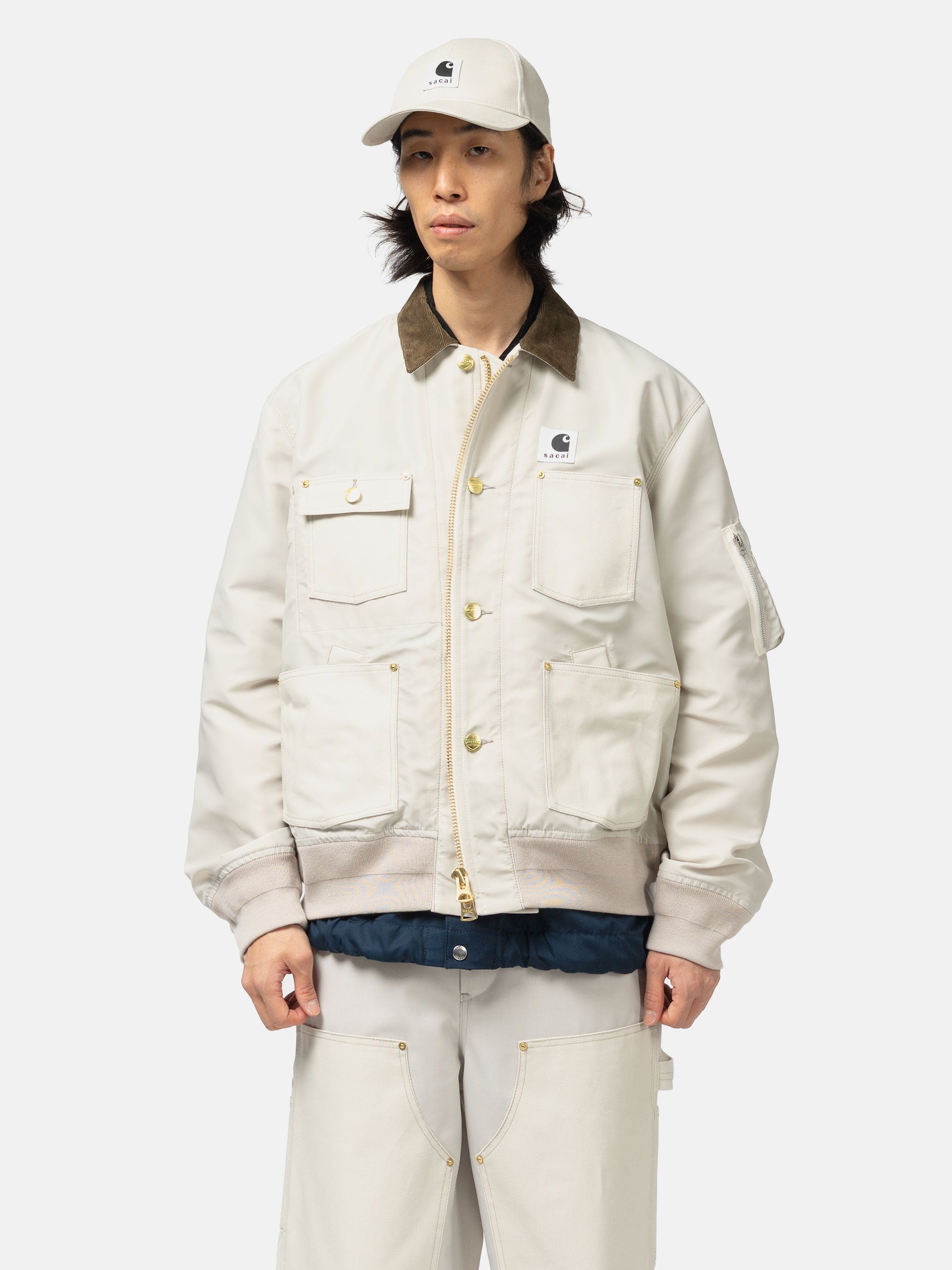 x Carhartt WIP Nylon Twill x Duck Blouson Ivory | HAVEN
