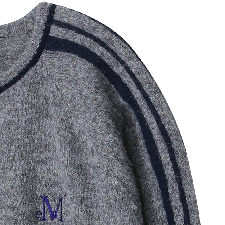 ヘルネトラックラインルーズフィットニットユニセックス(3Color