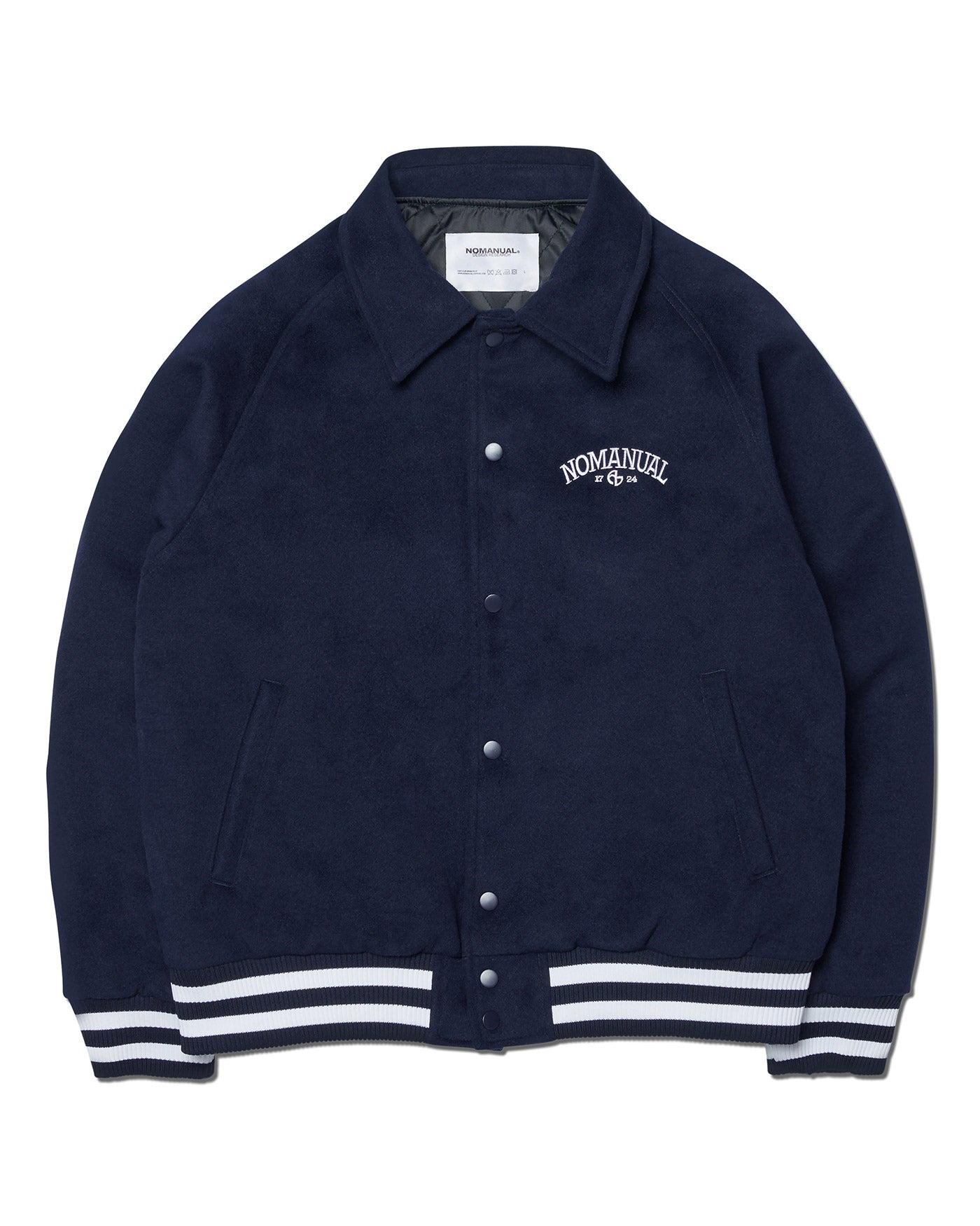 W.S VARSITY JACKET - DARK NAVY - nomanual | 60% - Asian Fashion