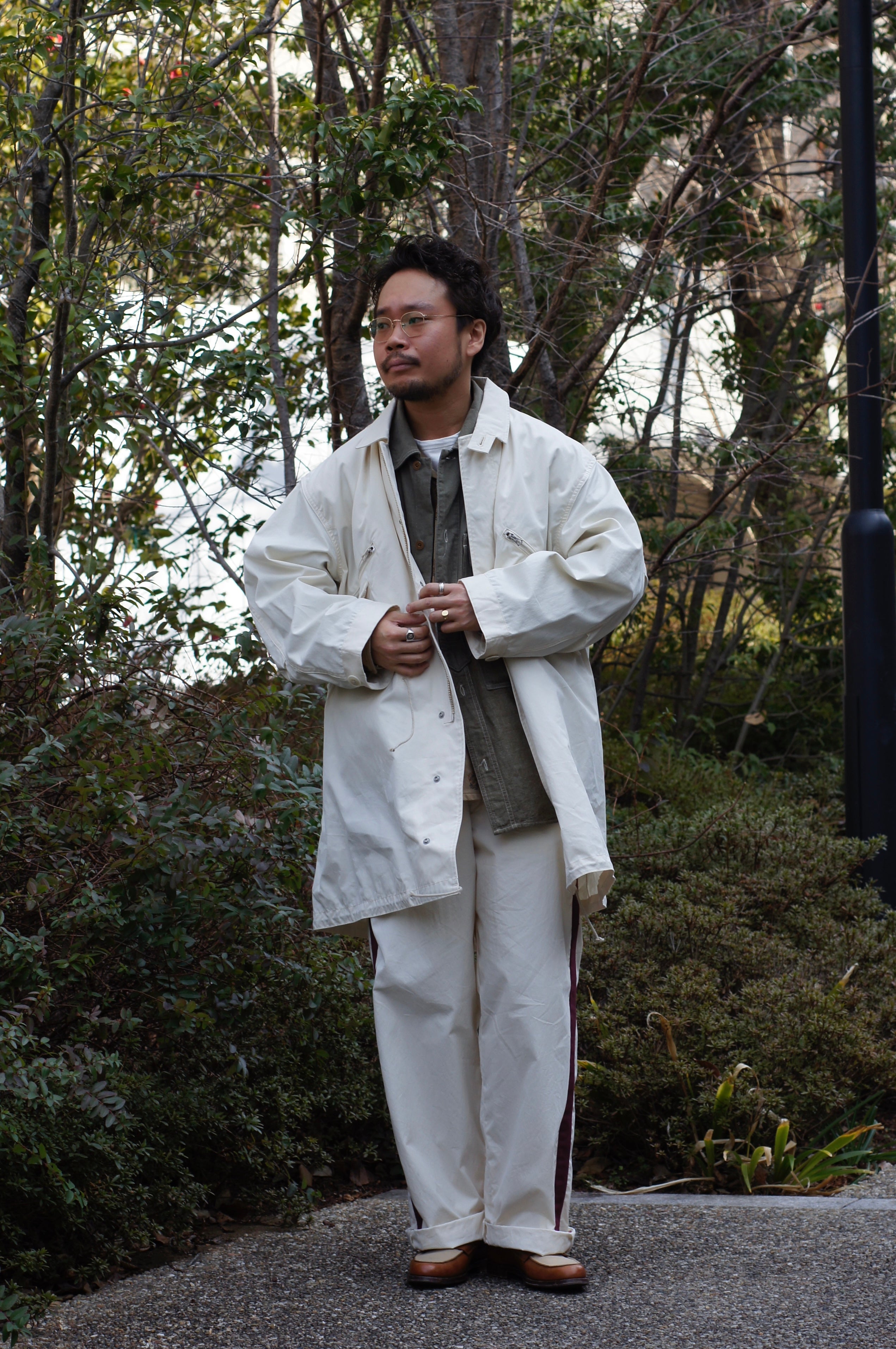 Ivoryにもご注目》50's SHELL COAT ‐ COTTON NYLON PINOX – ナイジェル