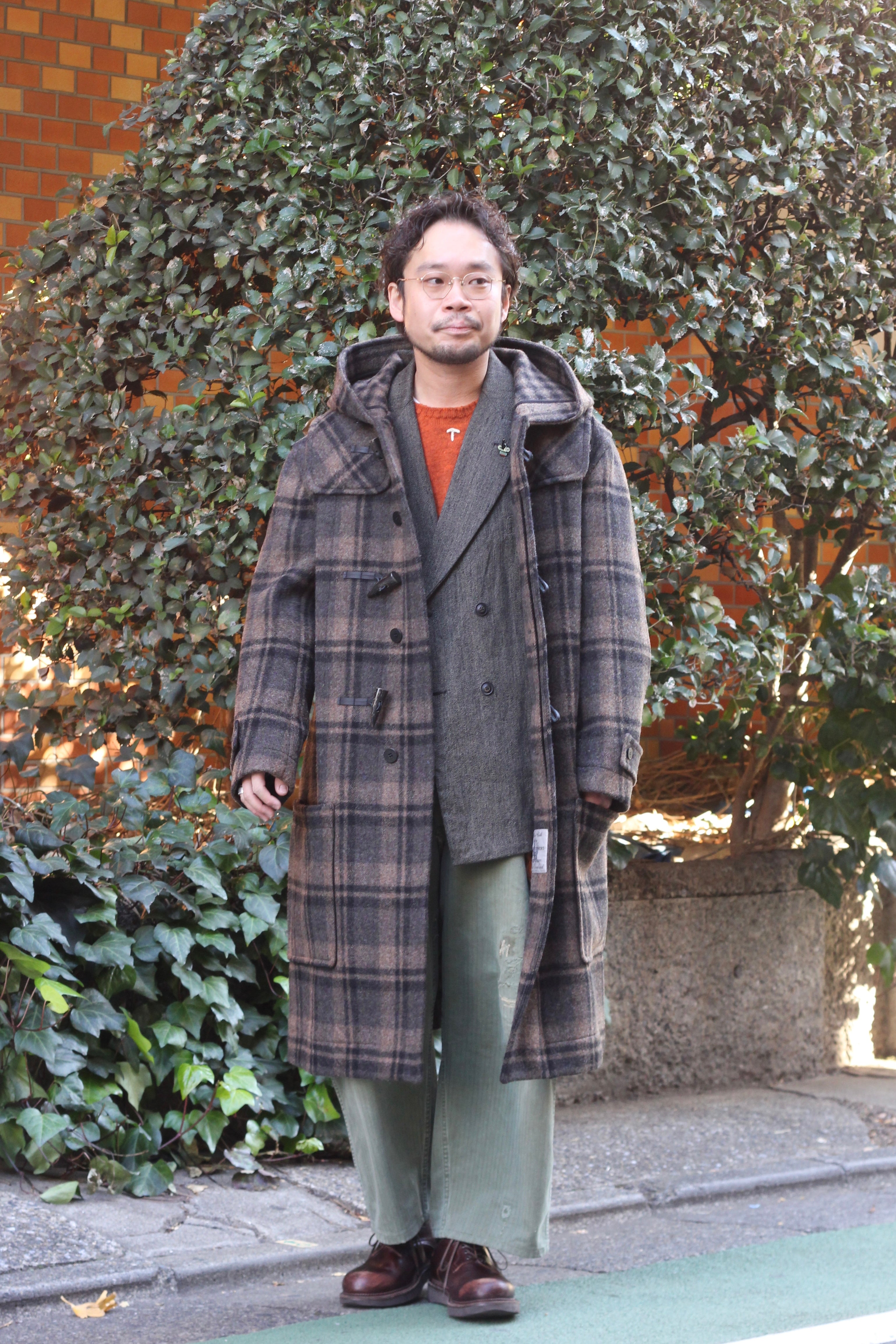 英国製のダッフルコート》4POCKET DUFFLE COAT - FOX BROTHERS