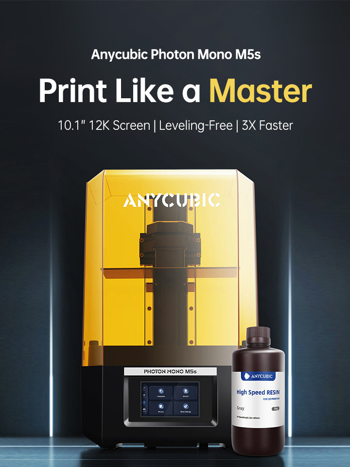 Anycubic Photon Mono M5s - The First Leveling-Free 12K Resin Printer