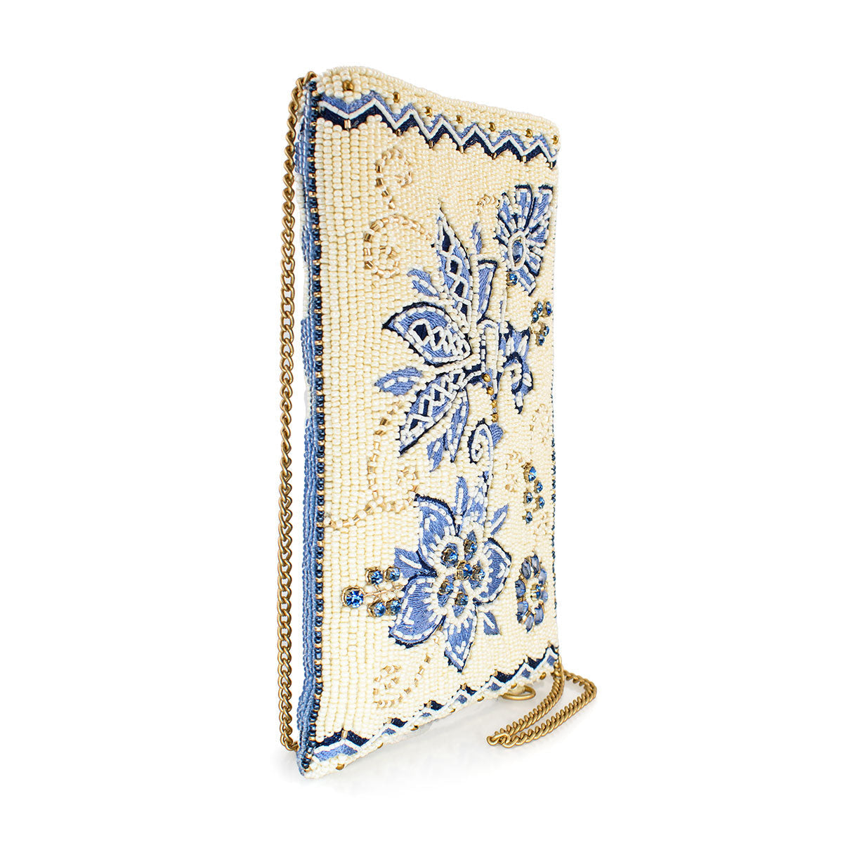 Easy Street Beaded Floral Crossbody Phone Bag - Mary Frances