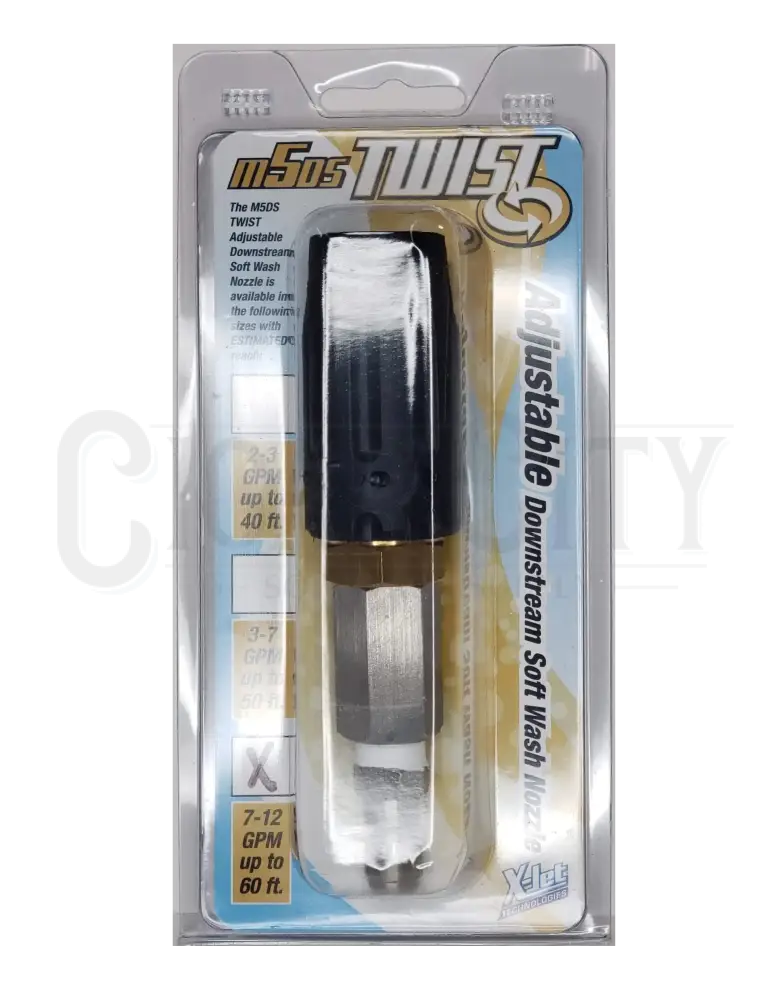M5 DS Twist System – Adjustable Downstream Softwash Nozzle