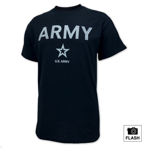 Army Gear: Army Logo Core T-Shirt in Black
