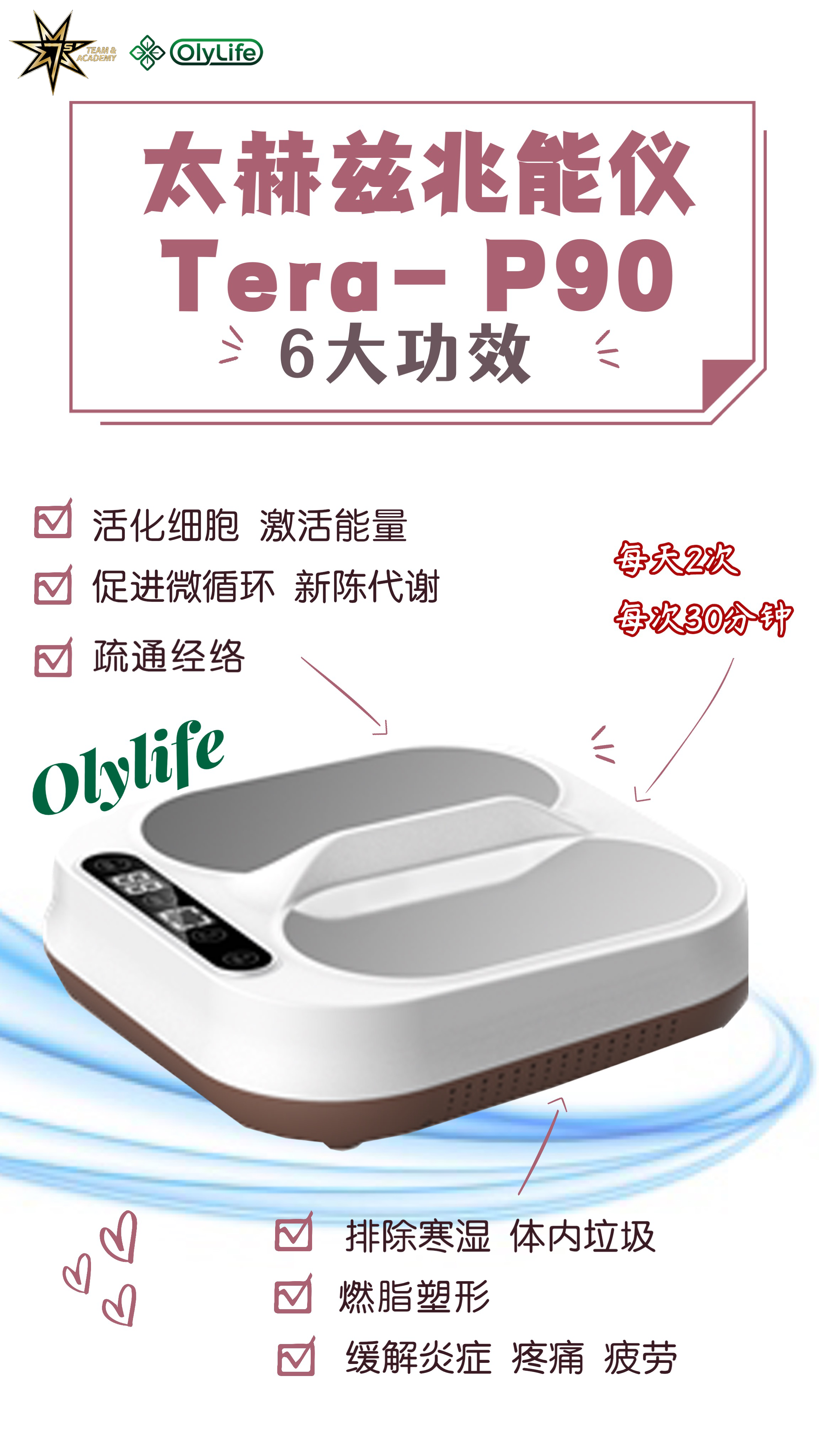 健康生活- Olylife 奧林生活Tera P90 太赫兹兆能儀(智能人體兆能儀